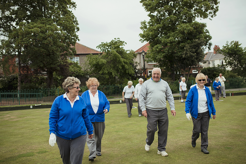 Group of Seniors at Bowling Green